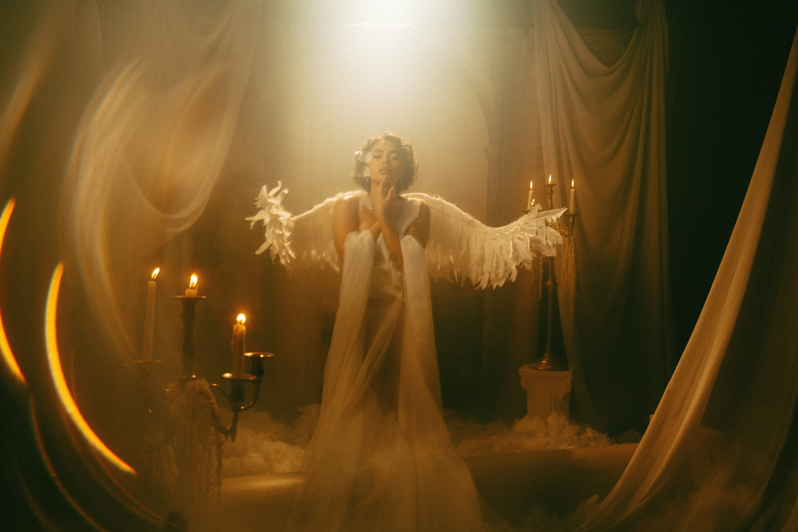 Angel-Inspired Photoshoot | Creative Portrait Photography Norfolk VA